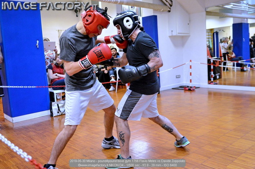 2019-05-30 Milano - pound4pound boxe gym 1756 Flavio Meles vs Davide Zoppolato